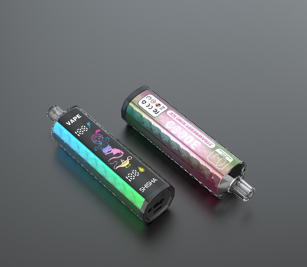 Flavors include strawberry watermelon, blue raz, banana.