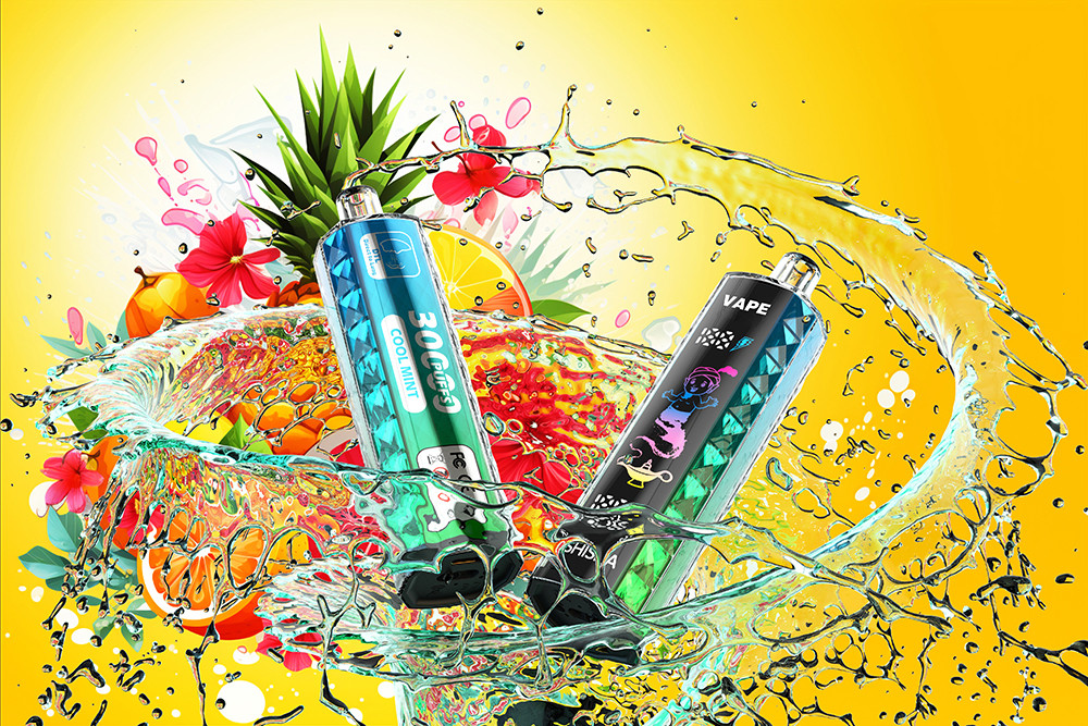 OLD SCHOOL FX 5500 vape, disposable e-cigarette with mesh coil.