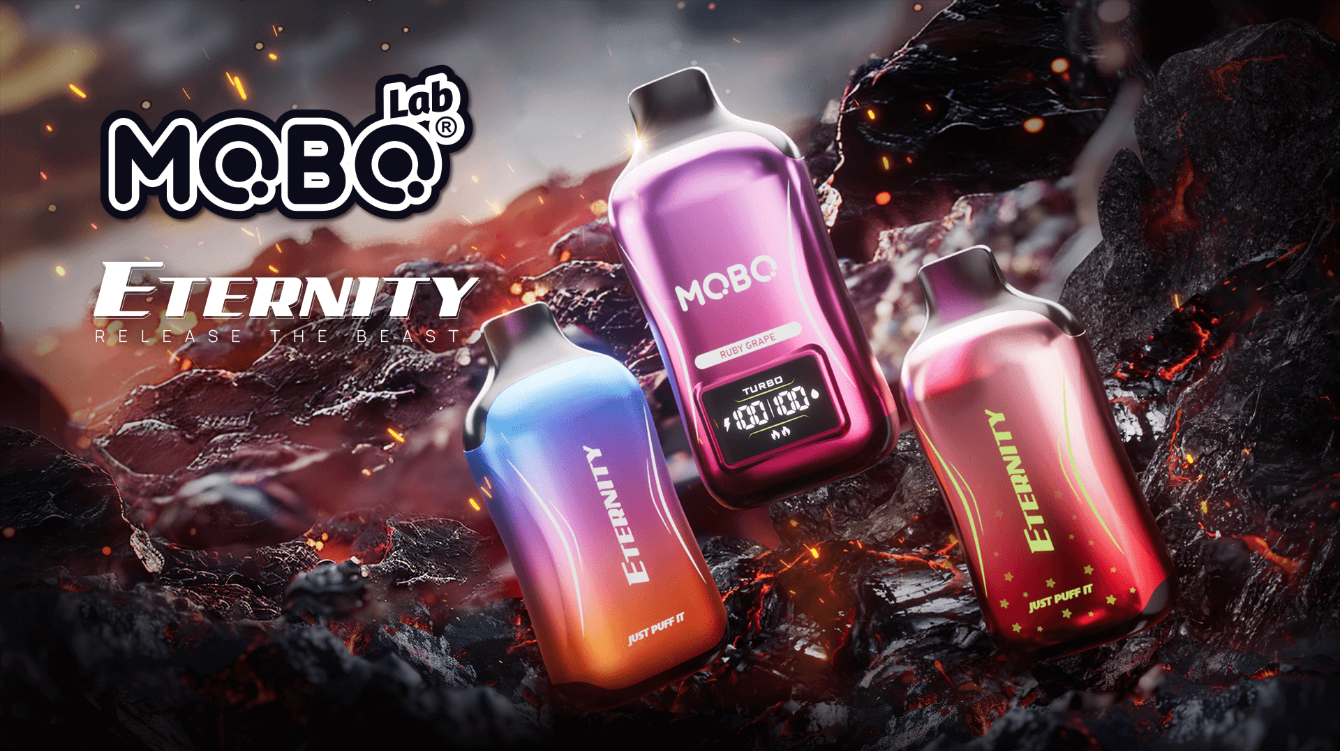 Discover the MOBO ETERNITY disposable e-cigarette – 5% nicotine, smart display, long-lasting battery, and vibrant fruit flavors. Perfect for on-the-go use and daily carry. Compact, convenient, and compliant for hassle-free vaping.
