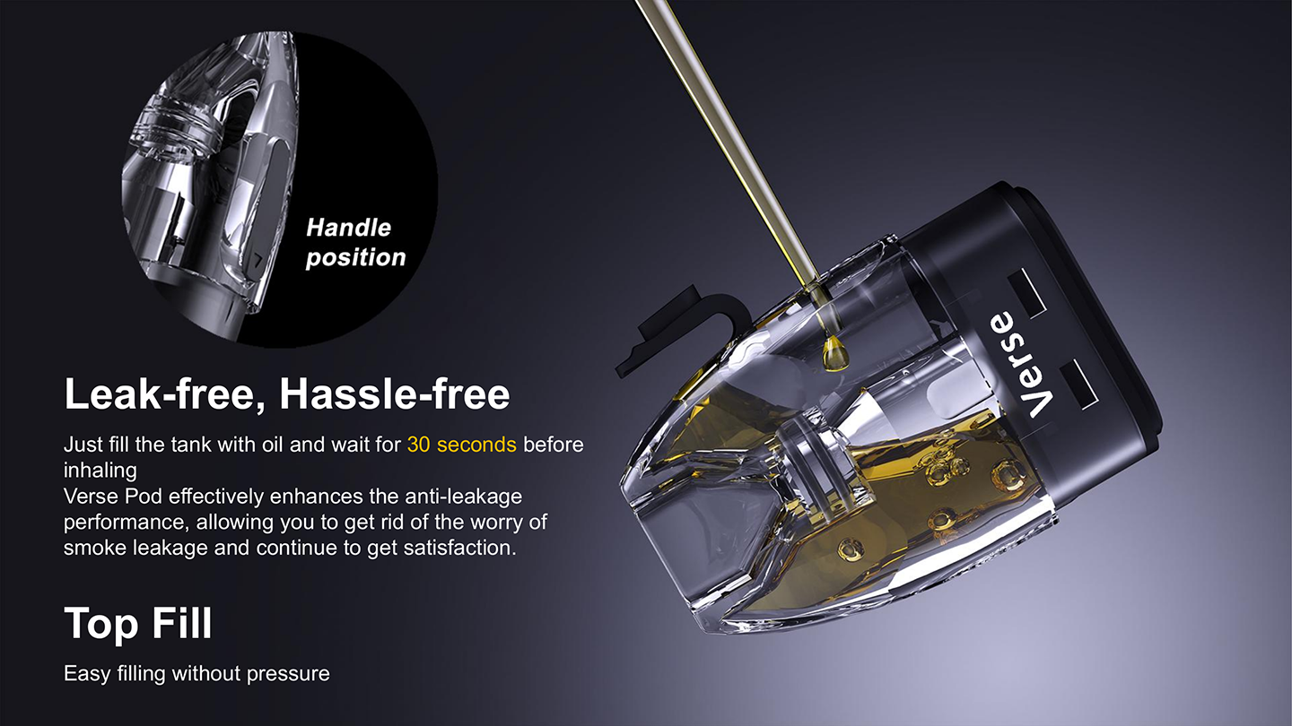 Verse GO Leak - Free Top Fill System