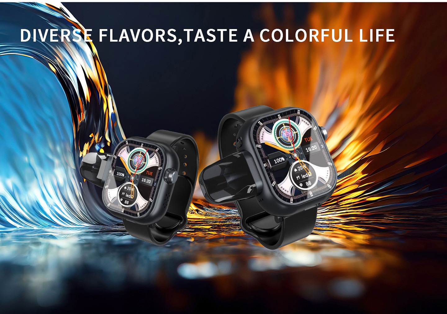 Diverse flavors, taste a colorful life
