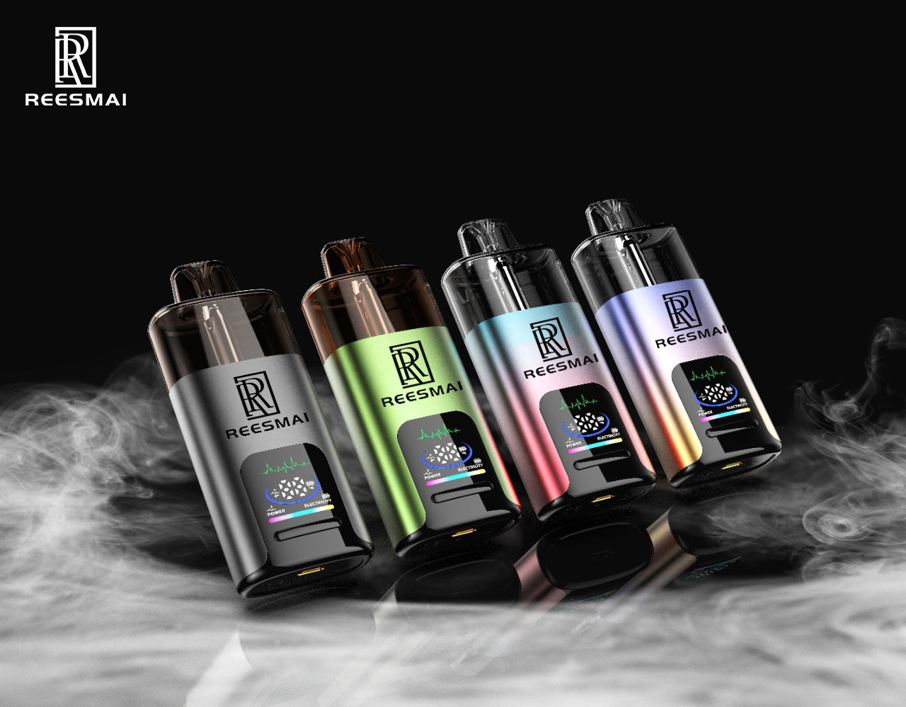 The portable design fits effortlessly in your hand or pocket, making it perfect for on-the-go. 4 RSM-LN2425 arranged in a fog